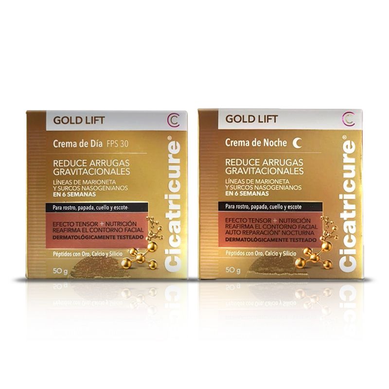 CICATRICURE - Pack Cicatricure Gold Lift Crema Día Y Noche 50 G. C/u