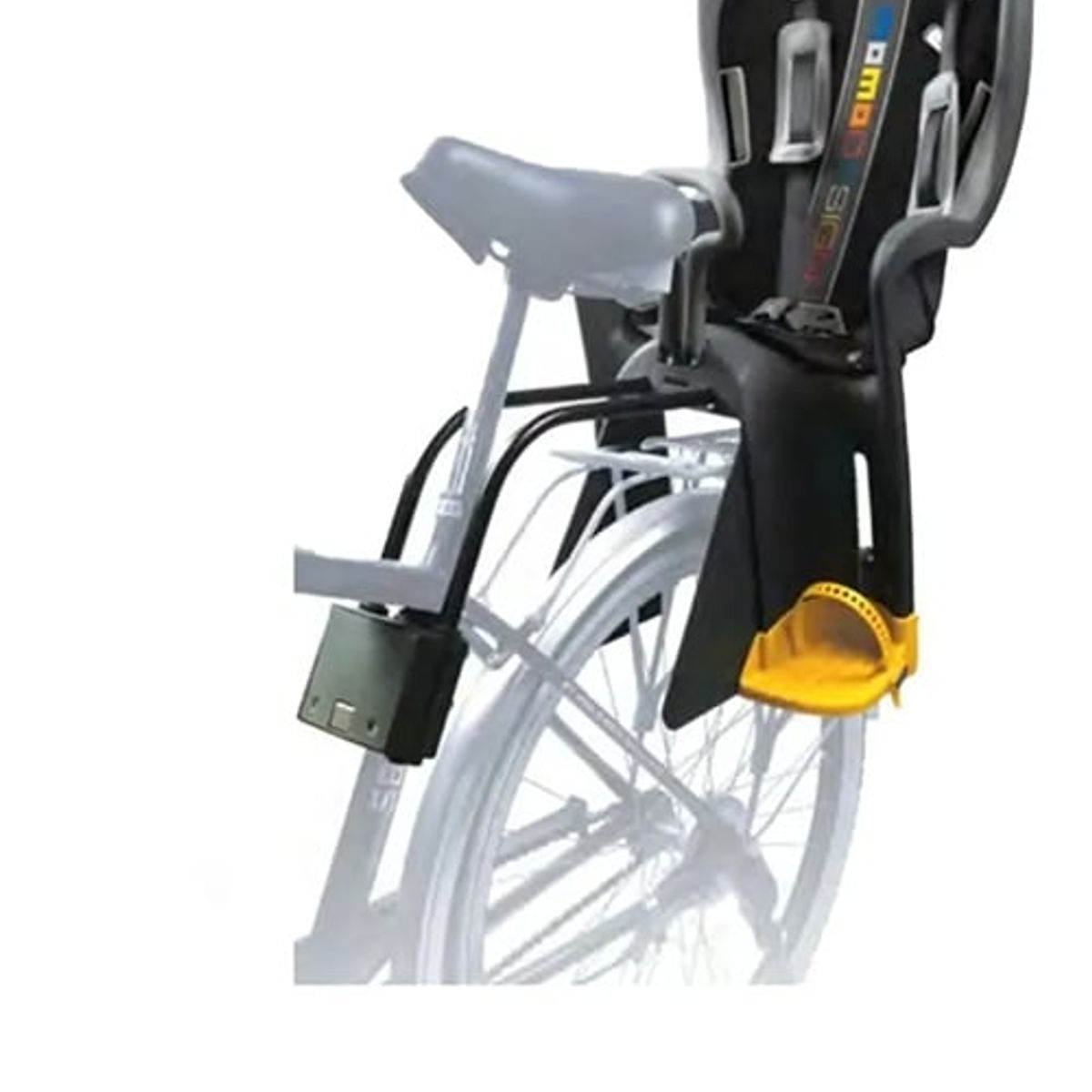 MOMO - Asiento de Seguridad para llevar niño en bicicleta con Luz Trasera