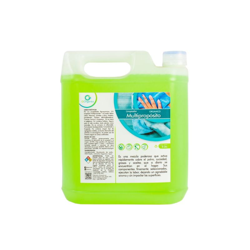 GORGANICS - Limpiador Multipropósito para pantallas tv y notebook 5 L