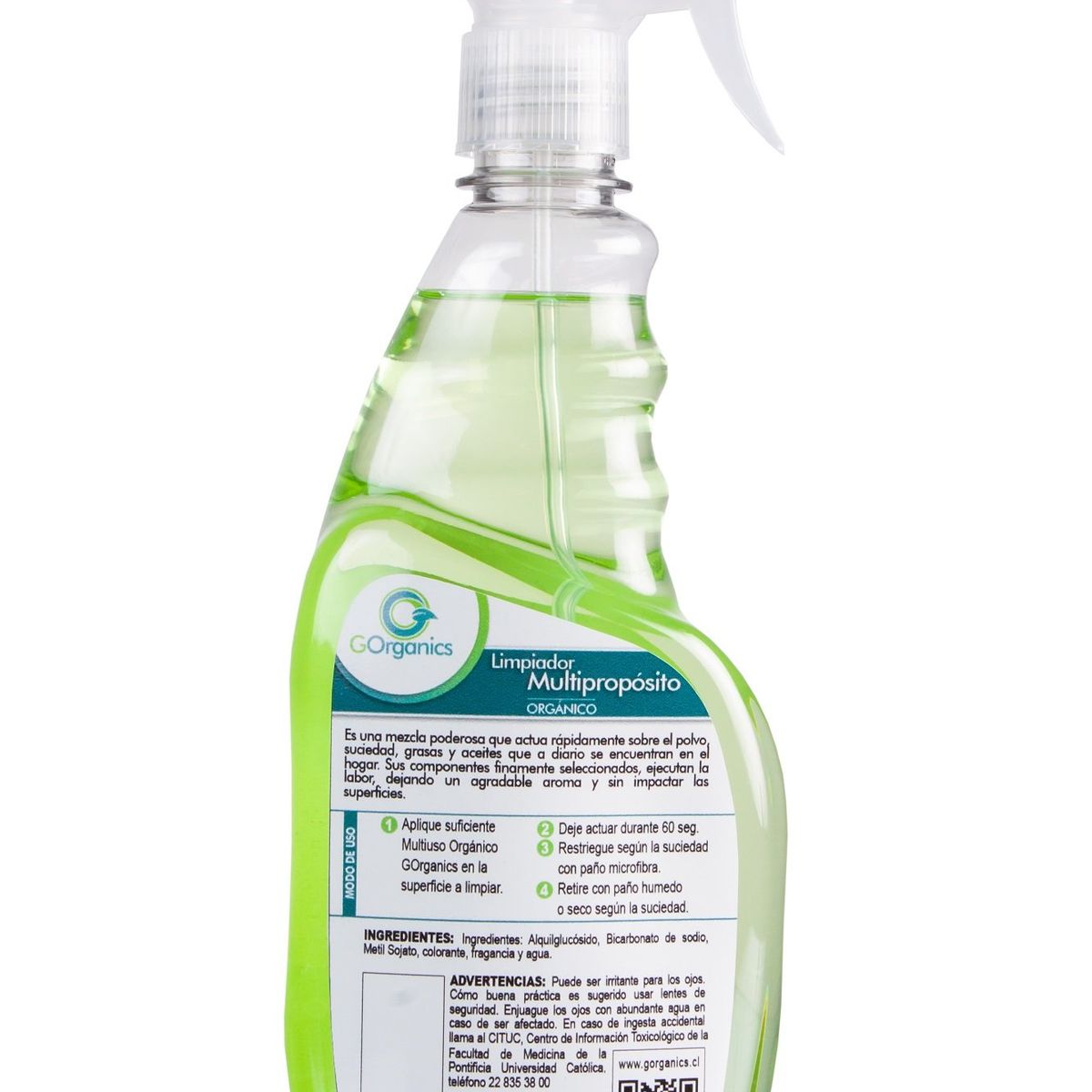 GORGANICS - Limpiador Multipropósito para pantallas tv y notebook