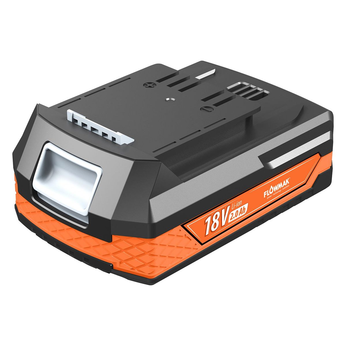 FLOWMAK - Batería Recargable 18volt 2ah Ion Litio, Marca Flowmak