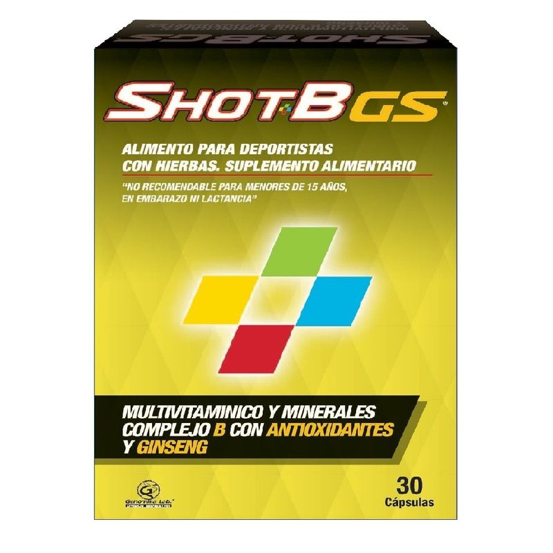 GENOMMA LAB - Shot B Multivitamínico Antioxidantes y Ginseng