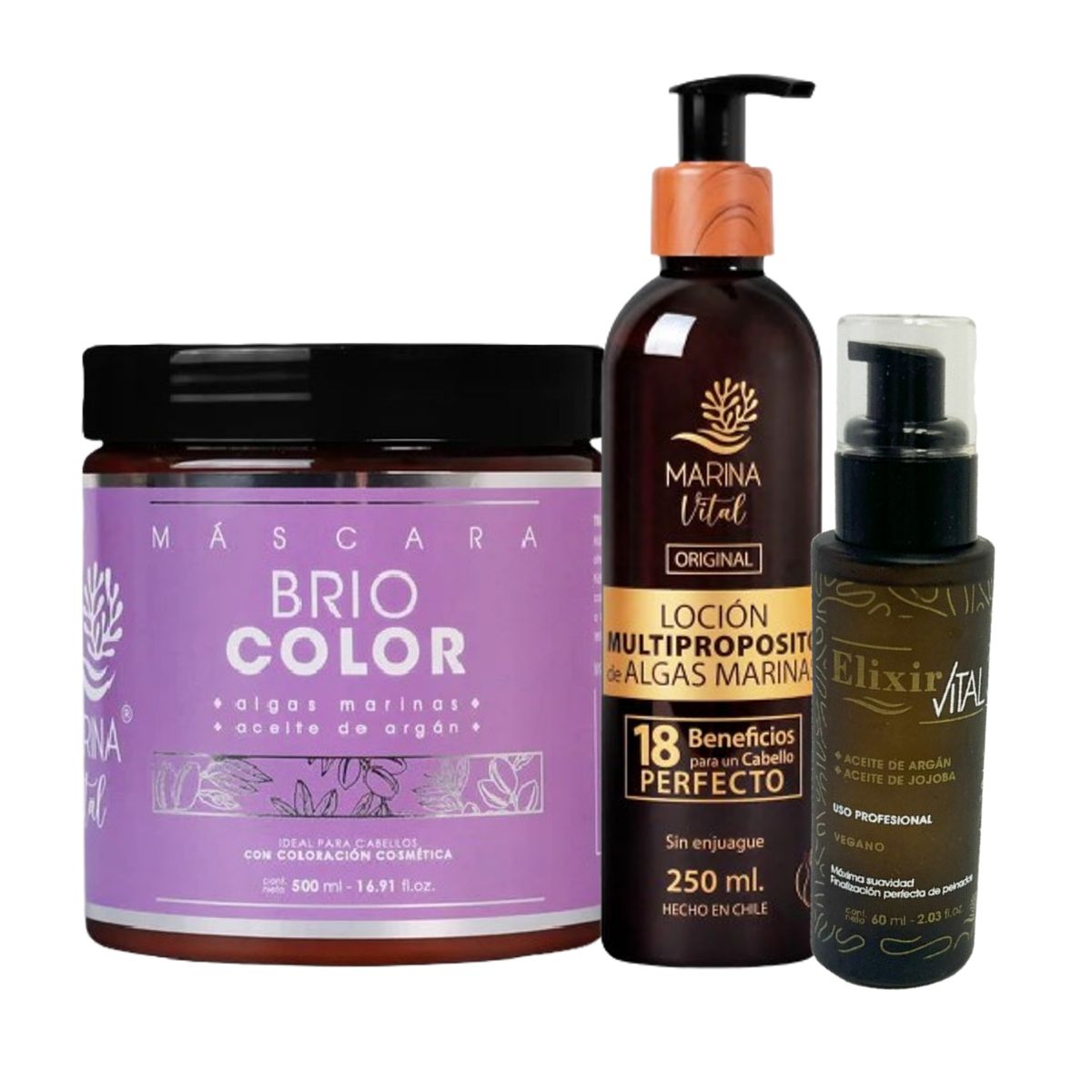 MARINA VITAL - Máscara Briocolor Loción multipropósito y serum