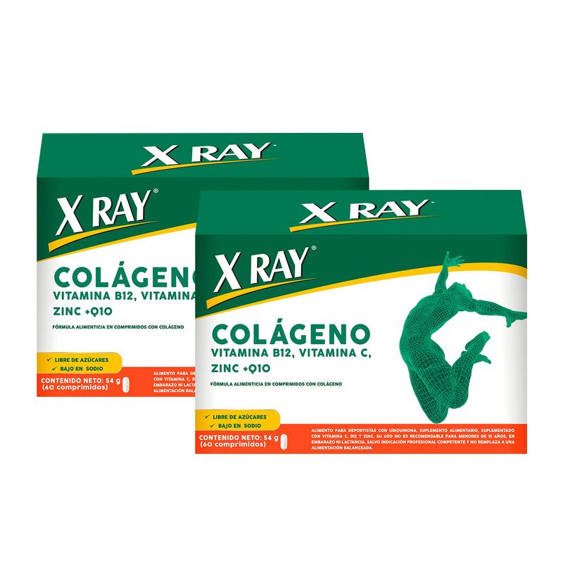XRAY - Pack 02 X Ray Colágeno Comprimidos