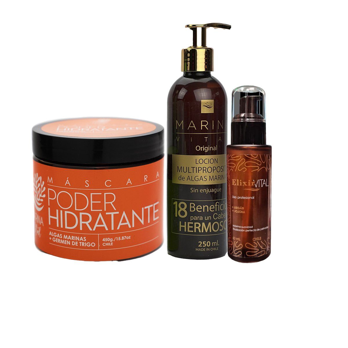 MARINA VITAL - Máscara Poder hidratante  Loción multipropósito y serum