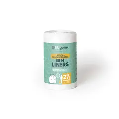 BIOGONE - 50 Bolsas Basura Biodegradable Para Cocina 70x51 (27L)