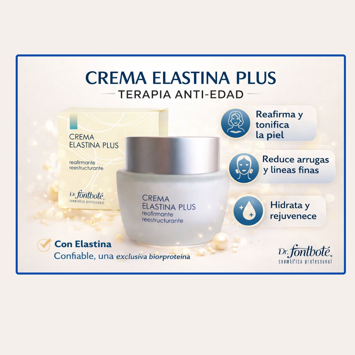 DR FONTBOTE - Crema elastina plus. 50 ml