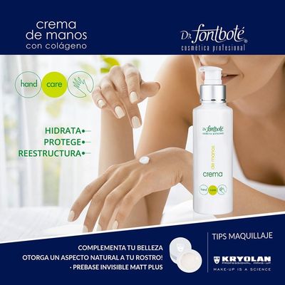 Imagen 2 del producto Crema de manos con Colágeno. 150 g.-