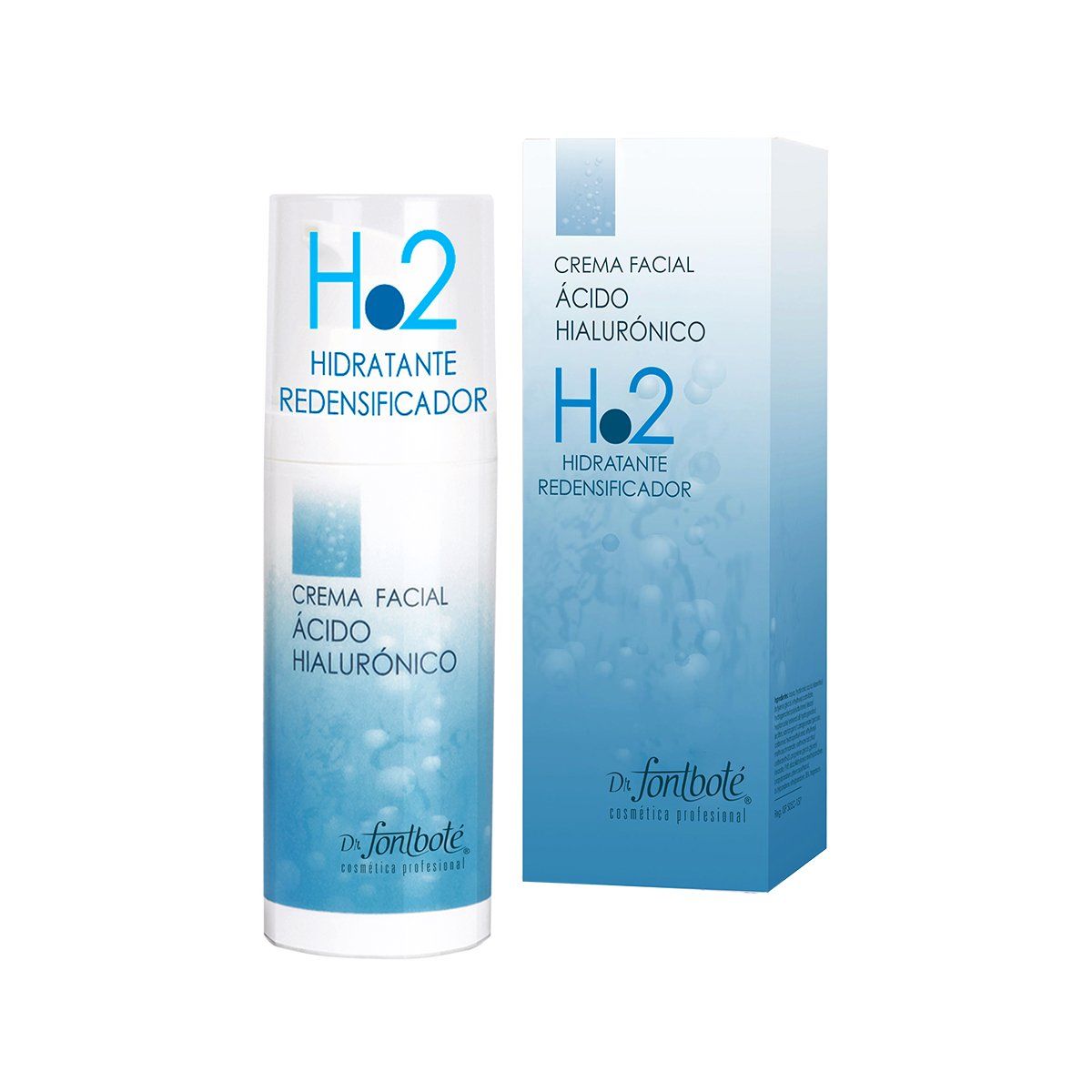 DR FONTBOTE - Crema facial hidratante ácido hialurónico. 50 g.-