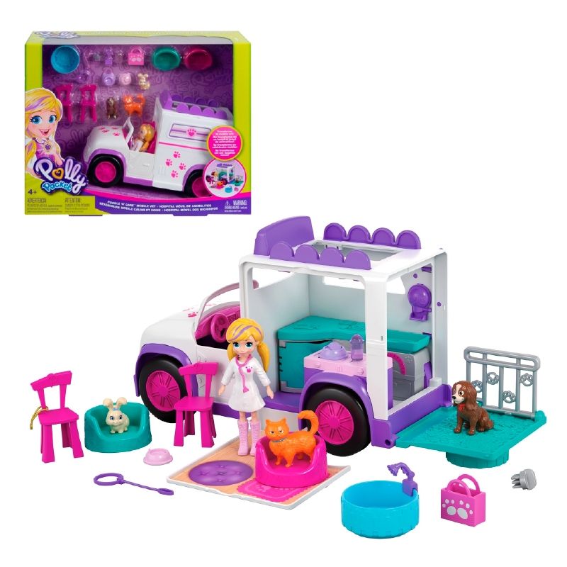 POLLY POCKET - Polly Pocket Hospital Movil De Animalitos