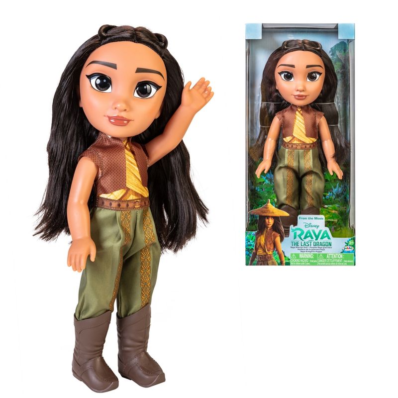 RAYA - Muñeca Disney Raya 38 cm articulada película Disney+
