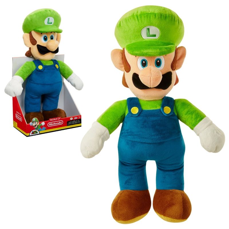 NINTENDO - Nintendo Peluche Jumbo Luigi Básico Intek