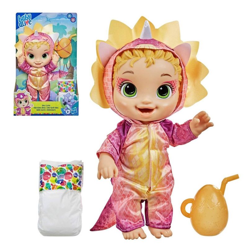 BABY ALIVE - Baby Alive Bebe-saurio Hasbro - Triceratpos