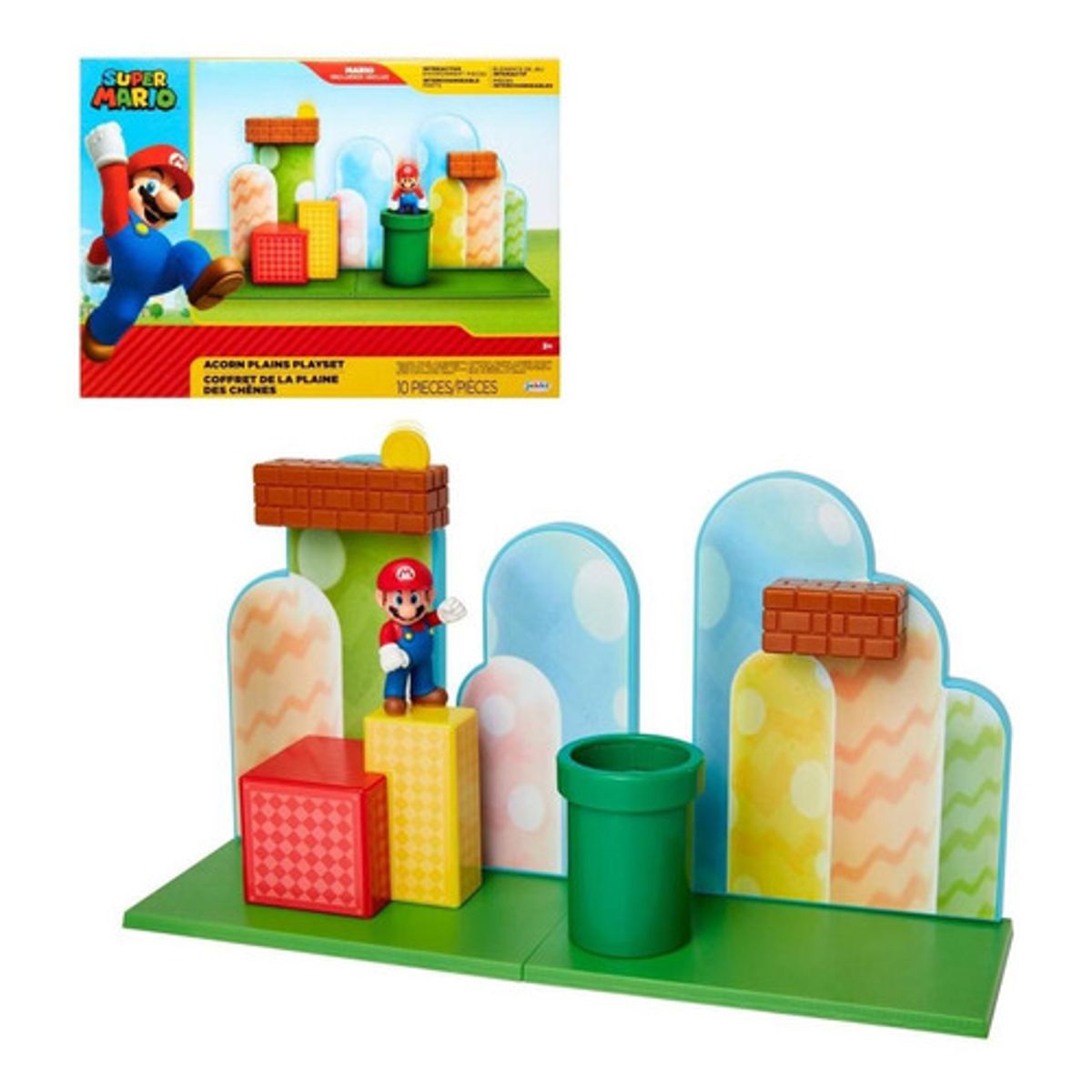 NINTENDO - Playset Nintendo Super Mario Acorn Plains colección