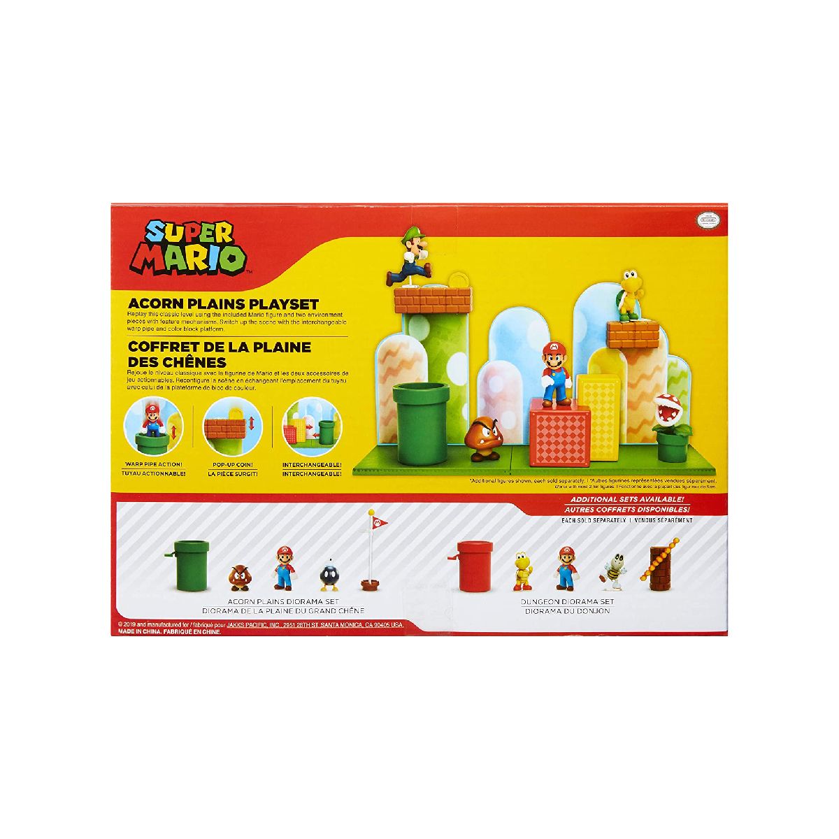NINTENDO - Playset Nintendo Super Mario Acorn Plains colección