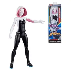 MARVEL - Spiderman Figura Titan Heroe Web Warriors Hasbro - Ghost - S