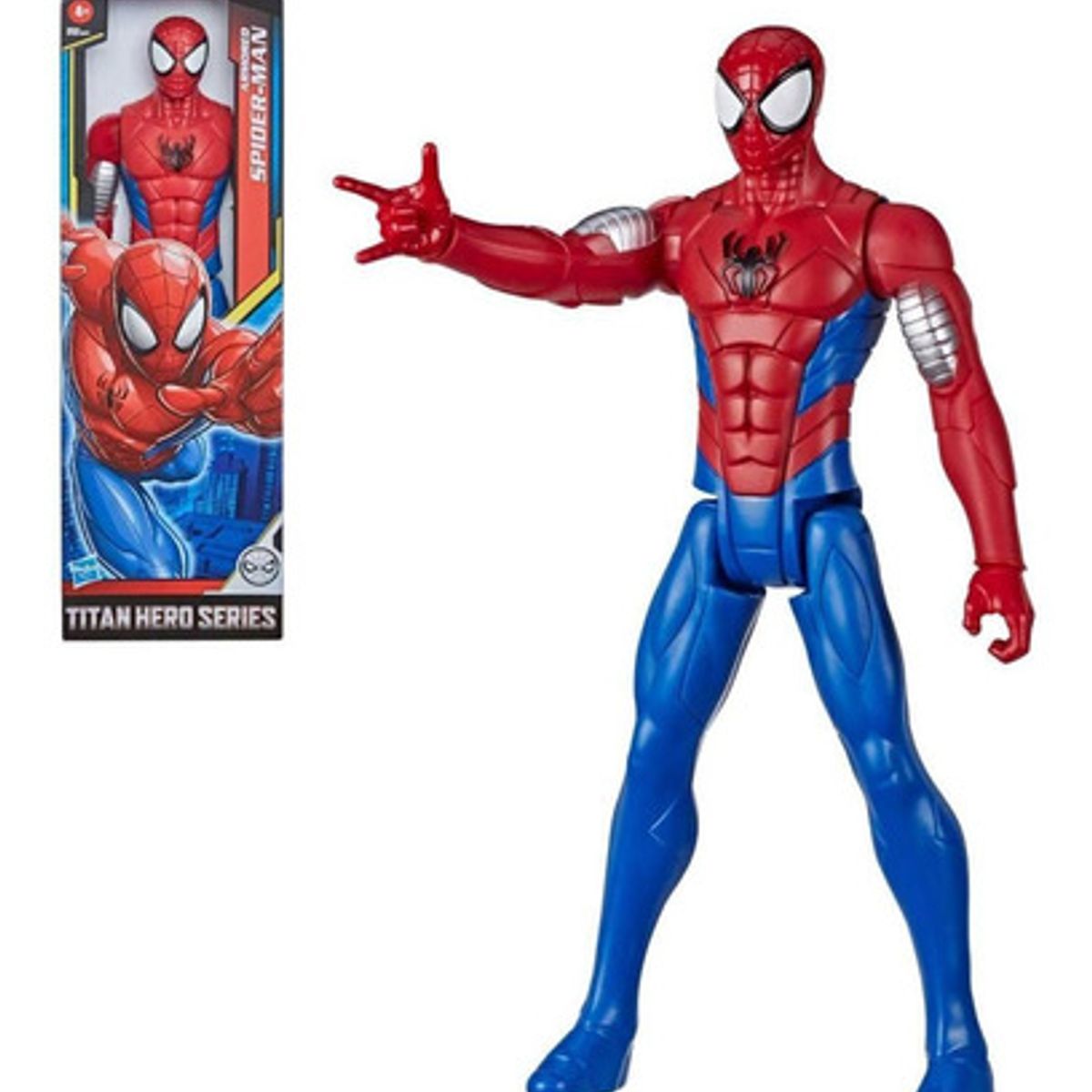 MARVEL - Figura de acción Spiderman clásico Web Warriors