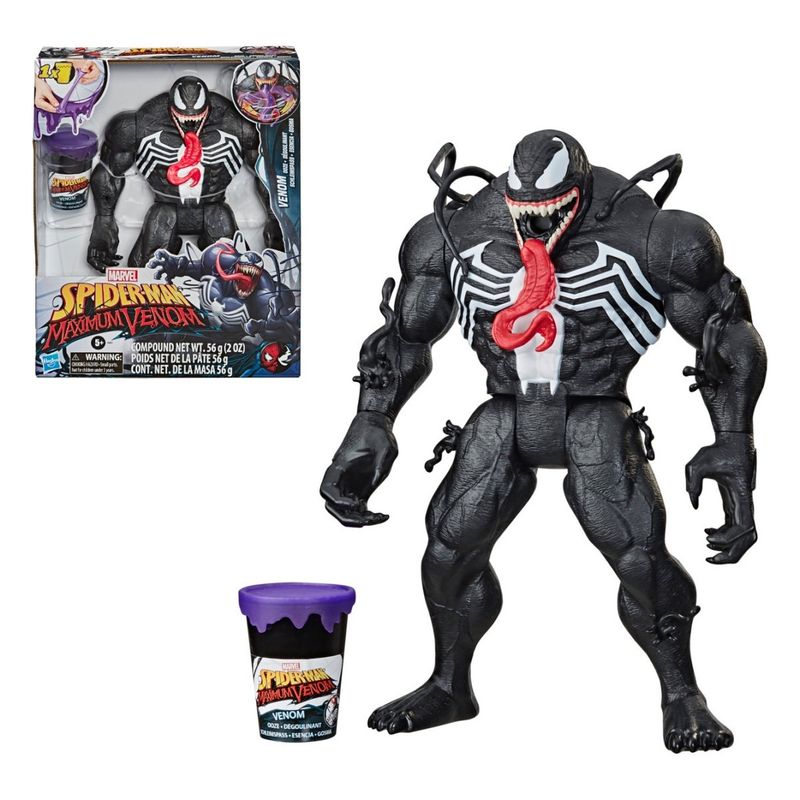 MARVEL - Figura Spiderman Venomizado Con Accesorios Hasbro