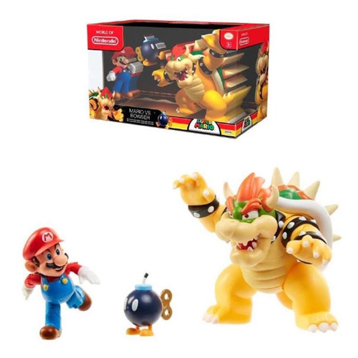 NINTENDO - Figuras de acción Nintendo Mario Bowser set de juego