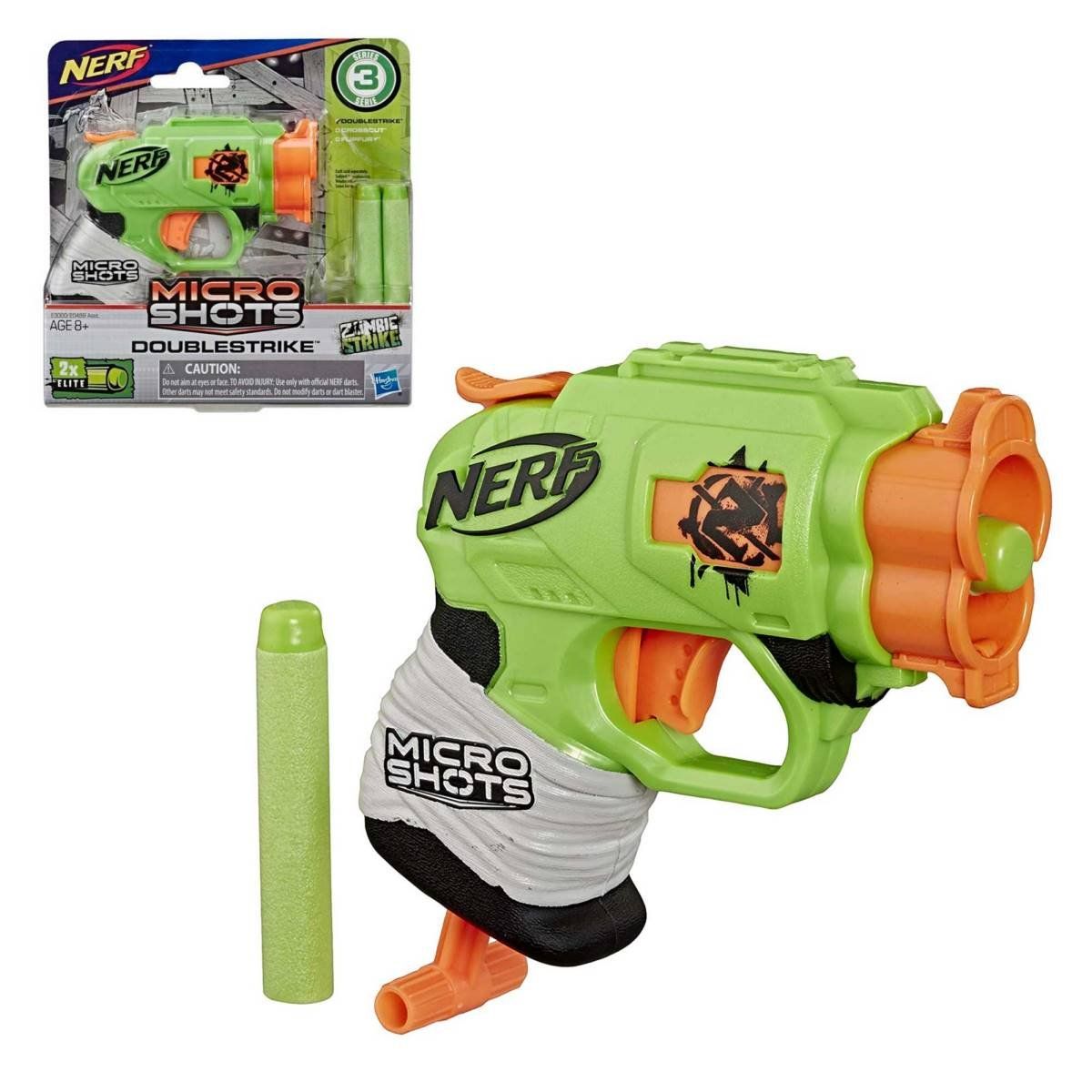 NERF - Lanza Dardos Microshots Nerf - Doublestrike