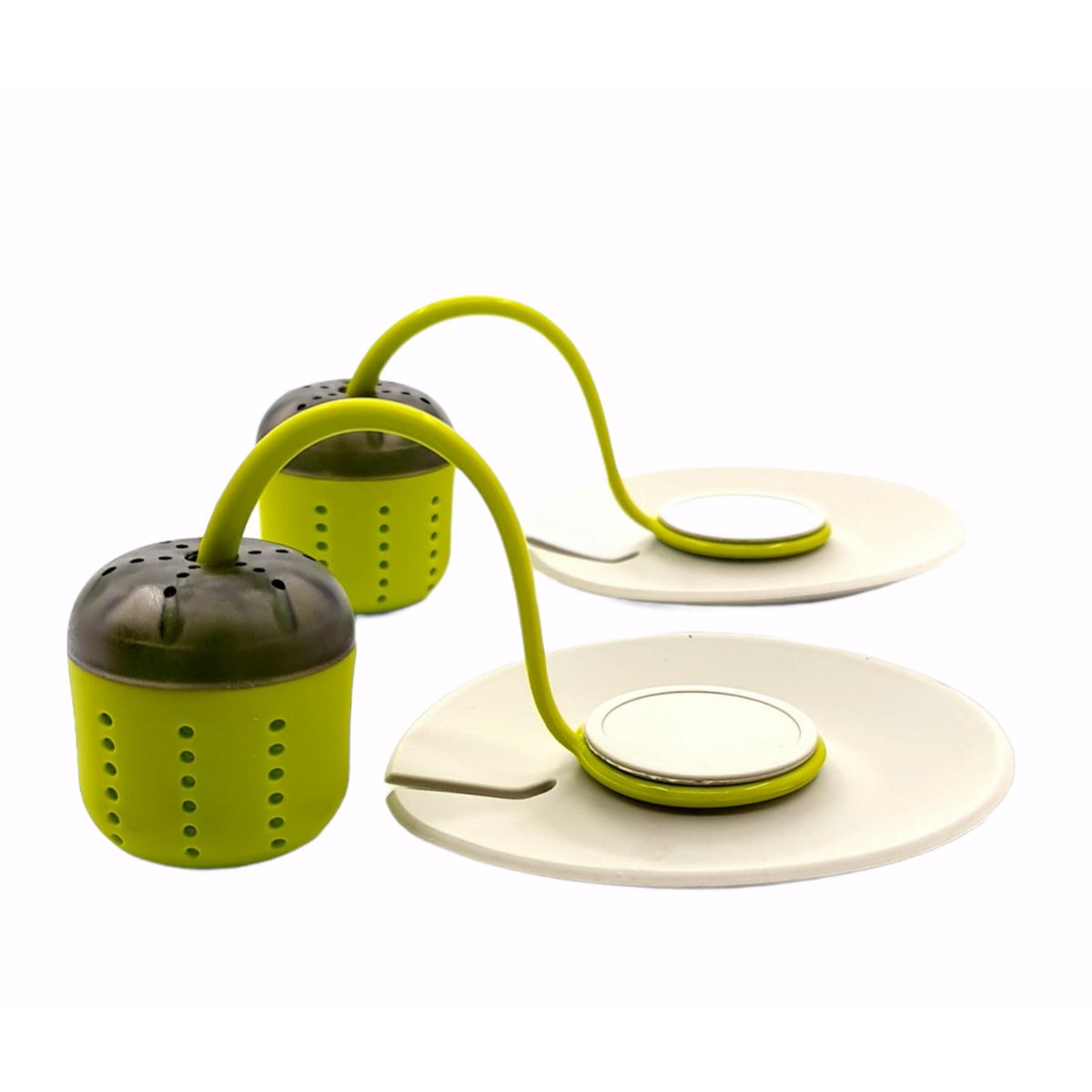 MOGA - Infusor de Te Set 2 Piezas Con Tapa Silicona