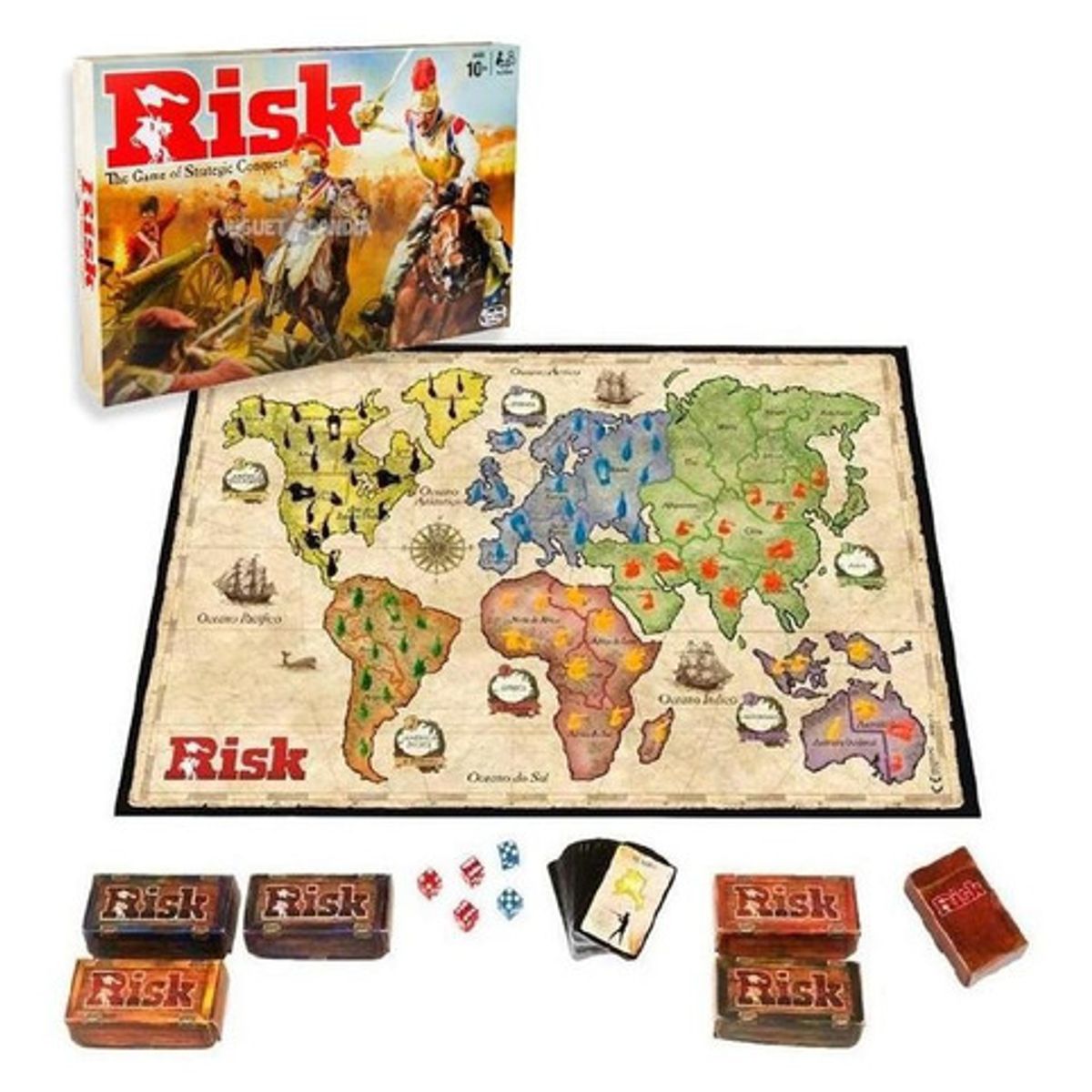 HASBRO - Juego de mesa GAMING estrategia militar conquista mundial