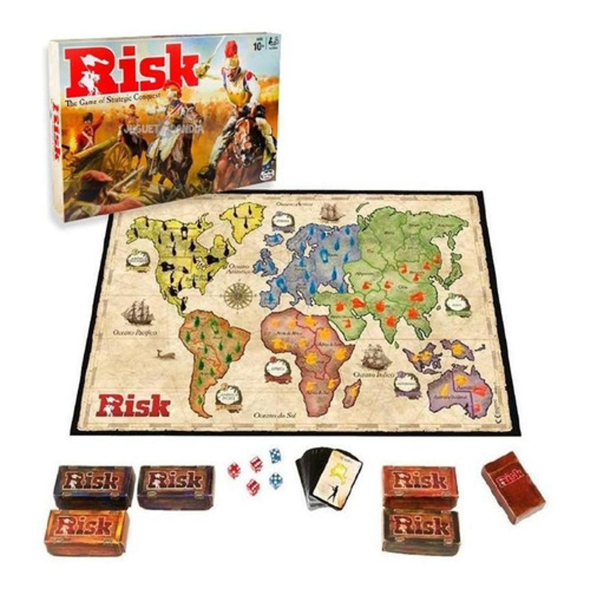 HASBRO - Juego de mesa GAMING estrategia militar conquista mundial