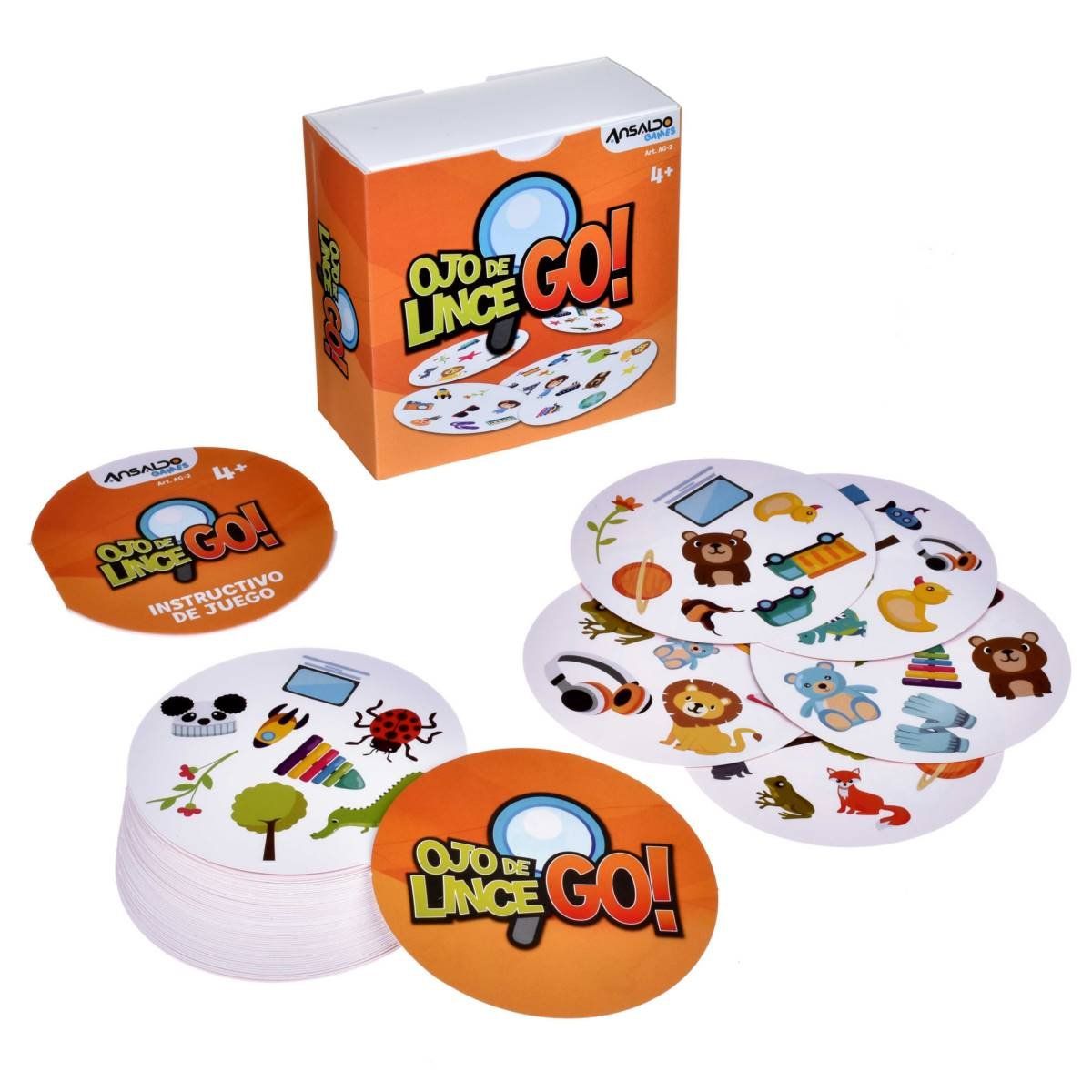ANSALDO GAMES - Juego de mesa Ojo de Lince Travel compacto