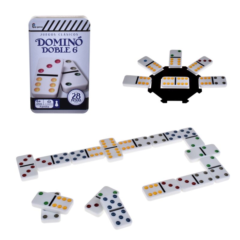 ANSALDO GAMES - Domino En Caja Metalica