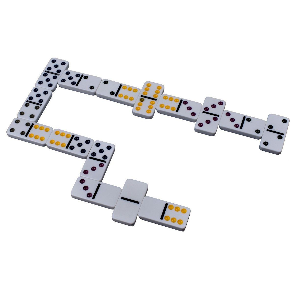 ANSALDO GAMES - Juego de mesa dominó en caja metálica 28