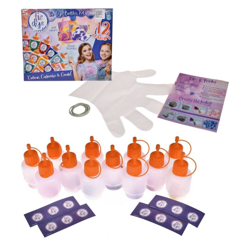 ANSALDO - Pack 12 Botellas De Colores Para Tus Creaciones Tie Dye