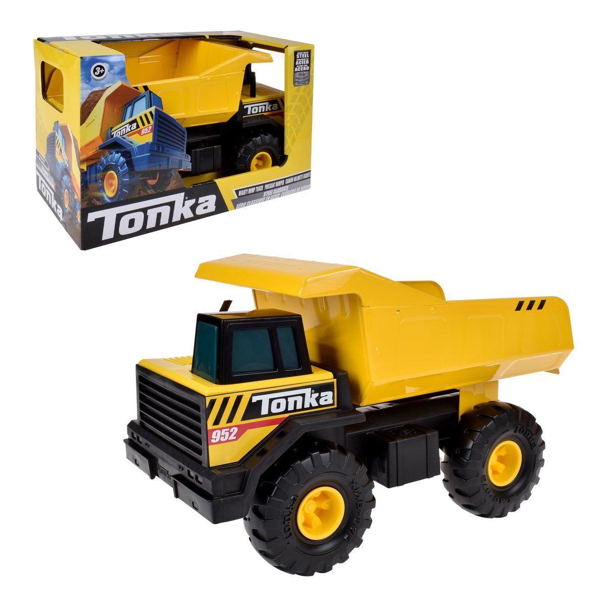 TONKA - Camión metálico Tonka 42 cm diseño realista amarillo