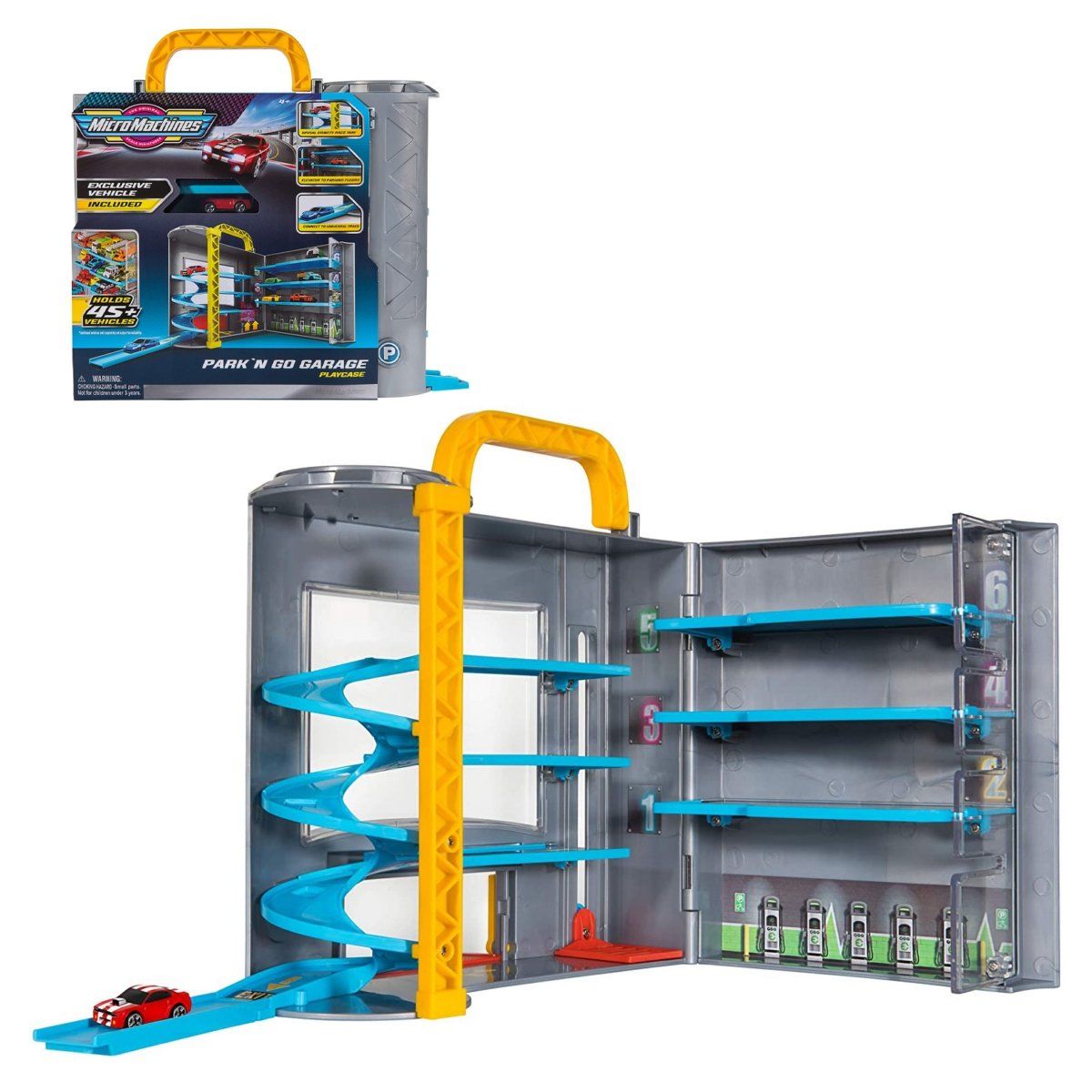 MICRO MACHINES - Garage Transformable En Maleta Con Auto Micro Machines