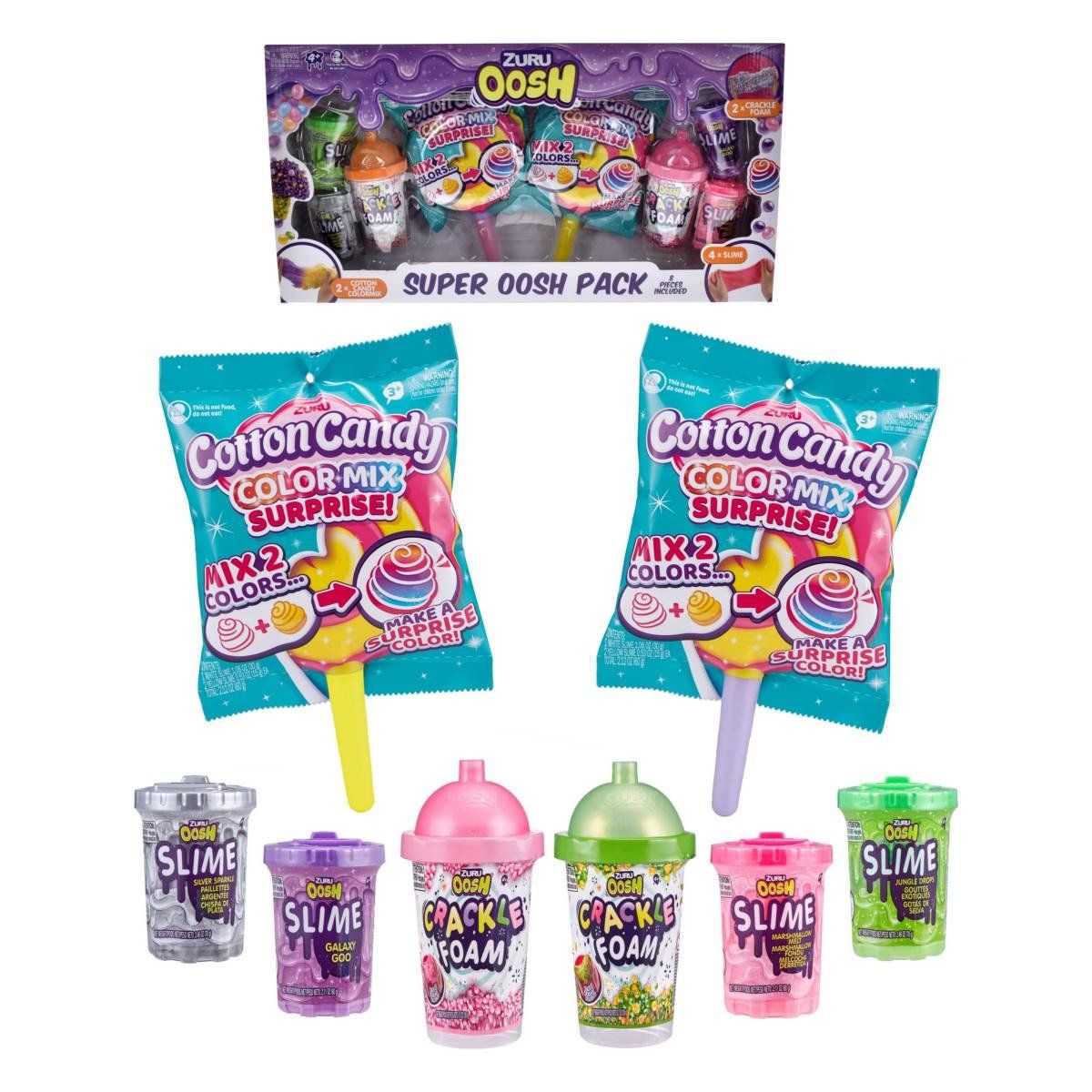 ANSALDO - Super Pack Slime Que Incluye 8 Elementos Oosh Zuru