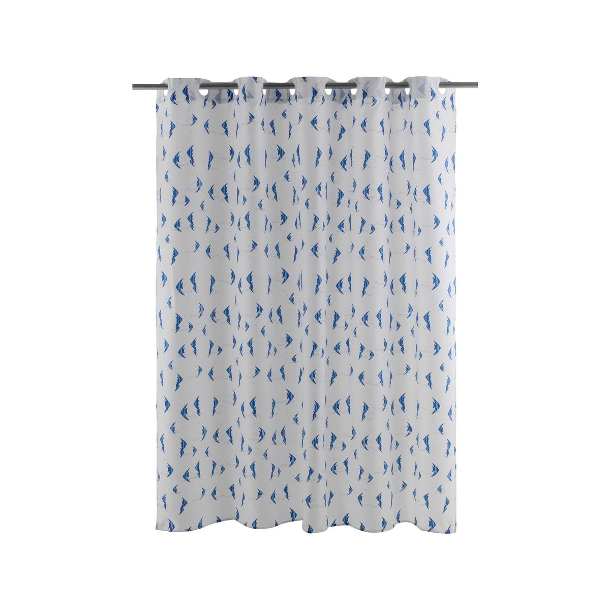 GENERICO - Cortina Poliester Blue Fish Hangless