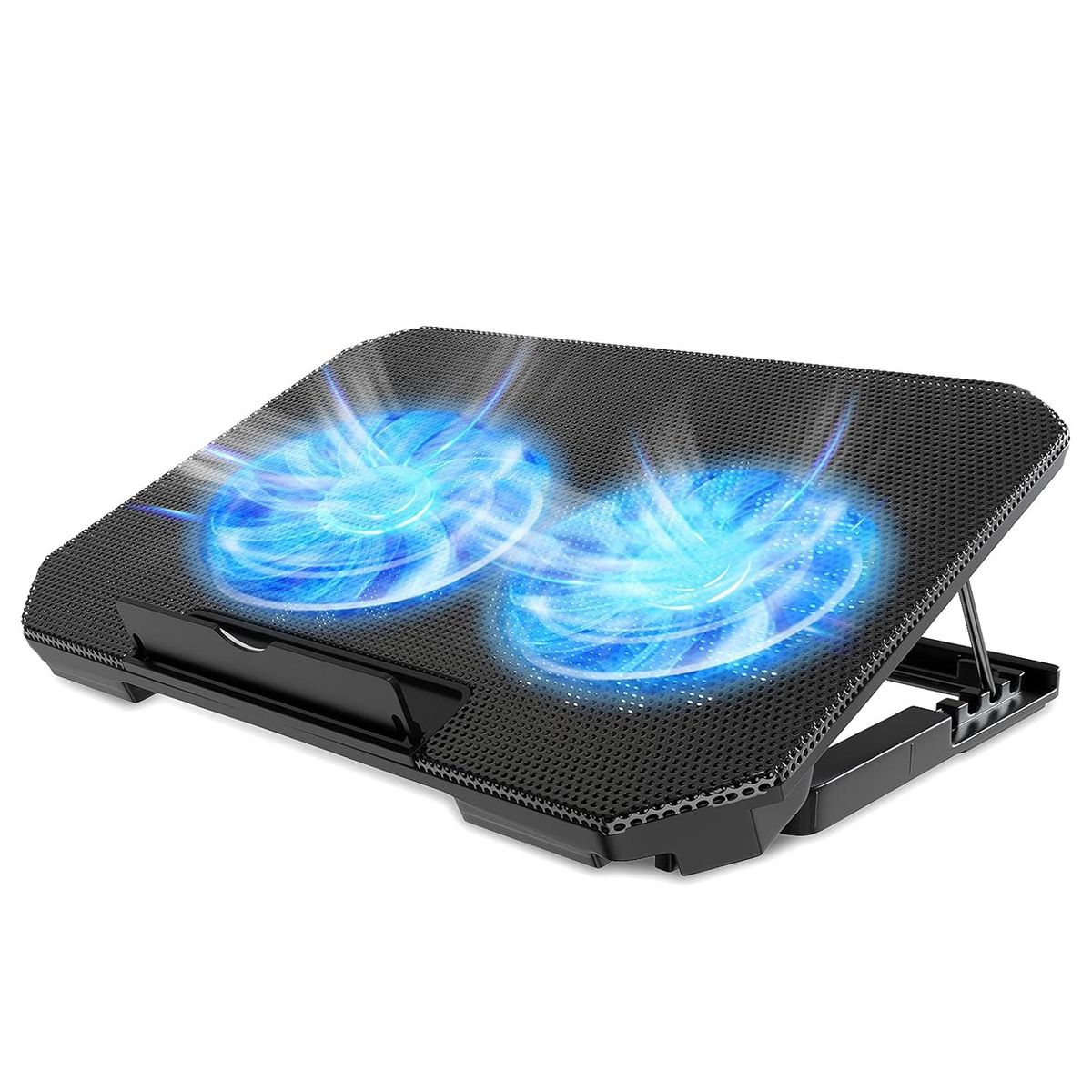 NEWO - Ventilador Notebook Base 2 ventiladores Altura Ajustable NW-638F