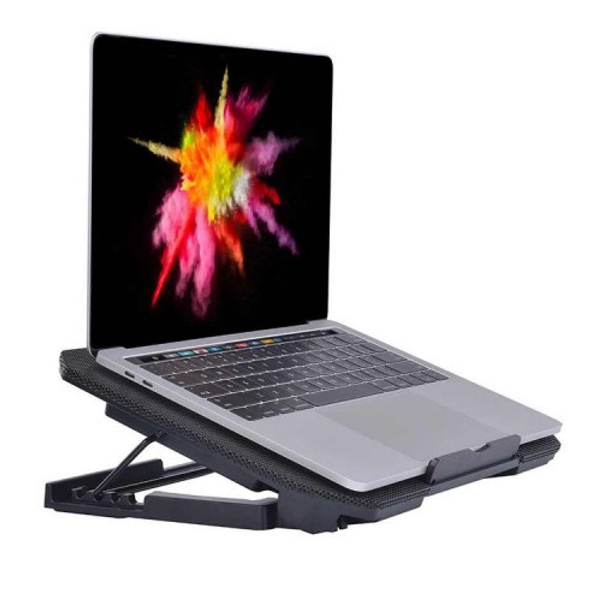 NEWO - Ventilador Notebook Base 2 ventiladores Altura Ajustable NW-638F