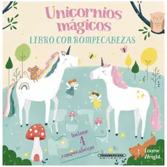 PANAMERICANA - Unicornios mágicos Libro y rompecabezas