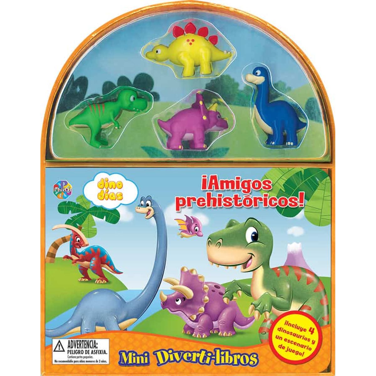 RETAILEXPRESS - Amigos Prehistóricos Mini Diverti - Libros