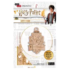 RETAILEXPRESS - Emblema Harry Potter Gryffindor Modelo Armable En Madera