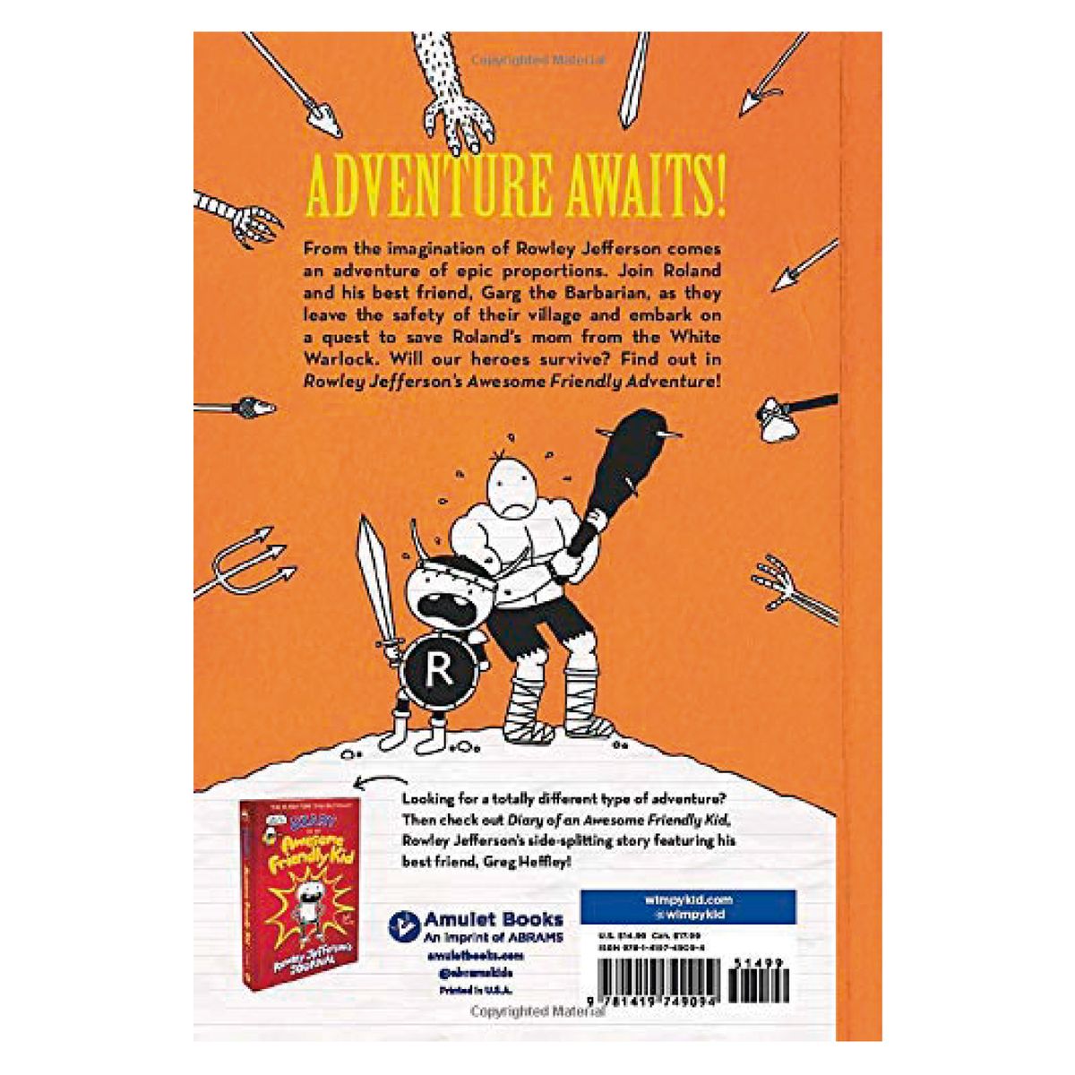 HACHETTE - Rowley Jefferson'S Awesome Friendly Adventure