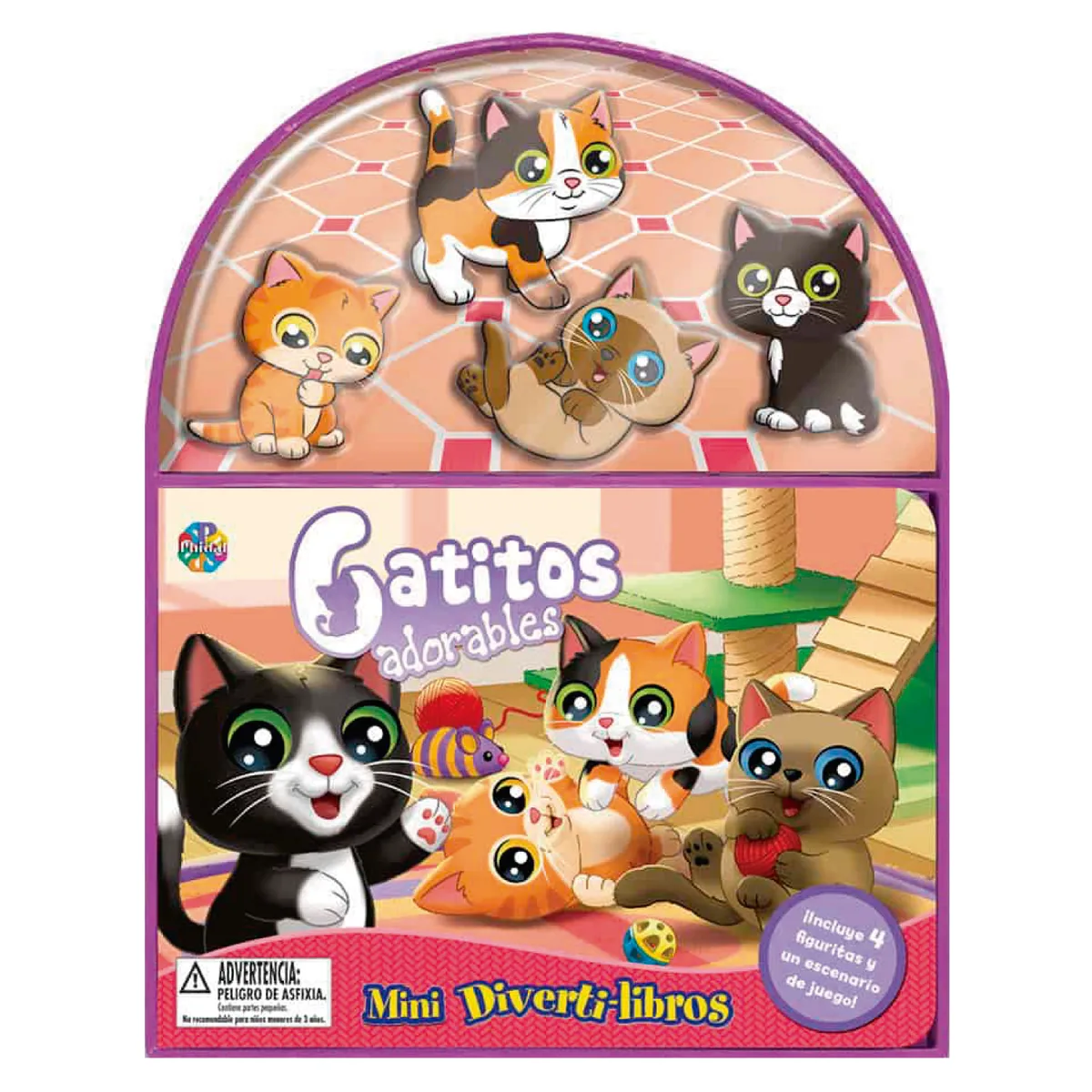 RETAILEXPRESS - Gatitos Adorables Mini Diverti - Libros