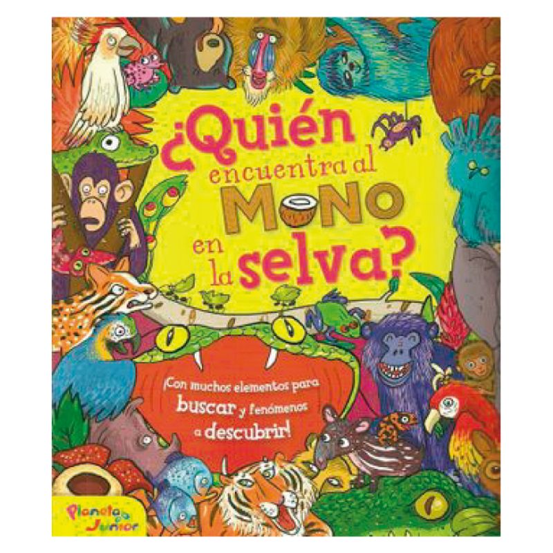 PLANETA JUNIOR - Quién Encuentra Al Mono En La Selva