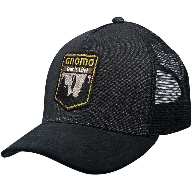 GNOMO - Gorro Tokhur HalfTrucker Black Denim Gnomo