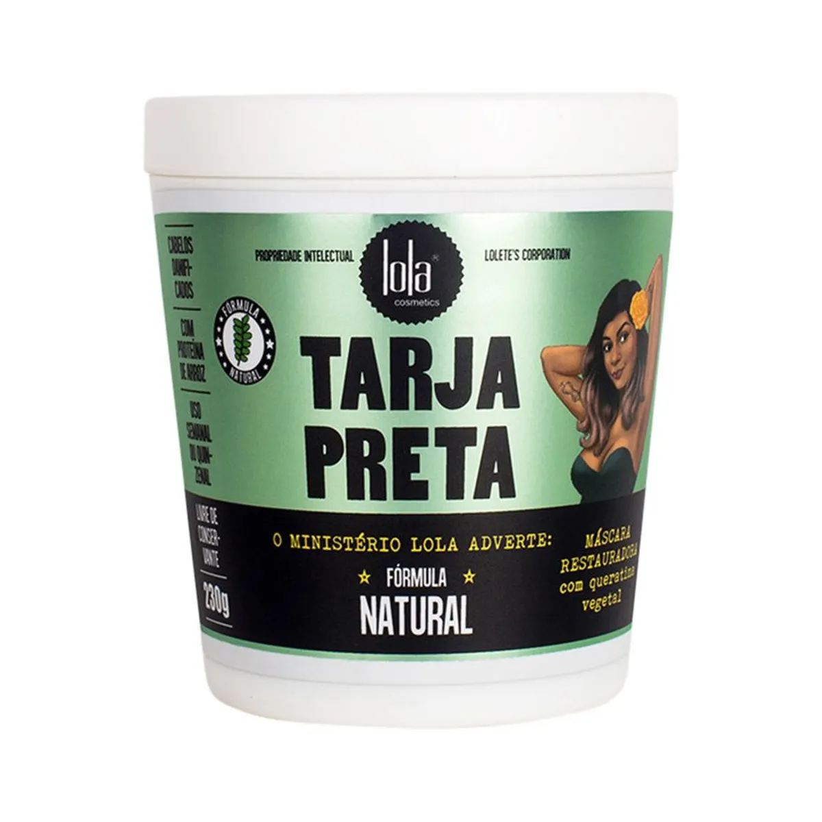 LOLA COSMETICS - Tarja Preta Mascara Reconstructiva Natural