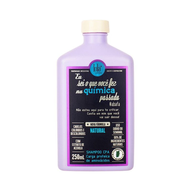 LOLA COSMETICS - Yo se que hiciste la Quimica Pasada Shampoo