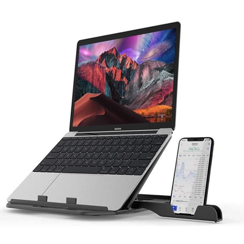 NEWO - Soporte Notebook y celular altura ajustable plegable NW-638C