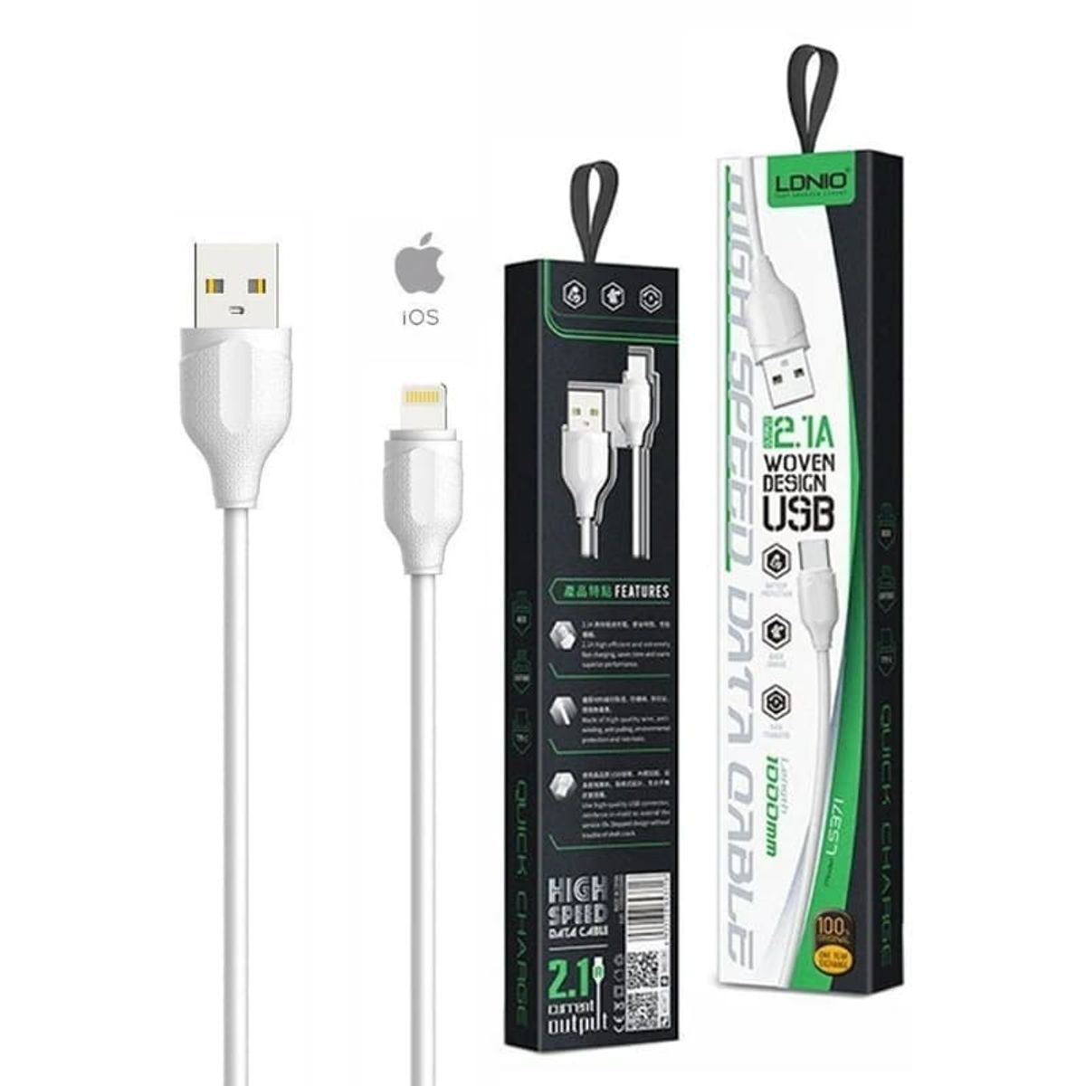 LDNIO - Cable Ldnio LS371 tipo iphone  1m