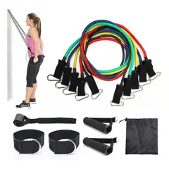 RESISTENCIA - Set Bandas Elásticas Para Ejercicios 11 Piezas