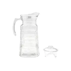 GENERICO - Jarra de Vidrio con Tapa 1.8 Lts 25cm Altura